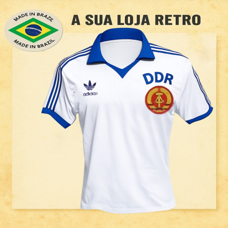 Camisa retrô Alemanha branca - DDR