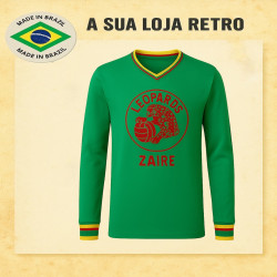 Camisa retrô Zaire verde ML 1974