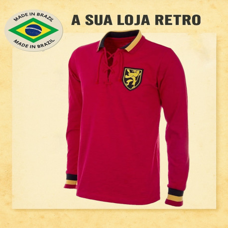 Camisa Retrô Belgica branca - BEL