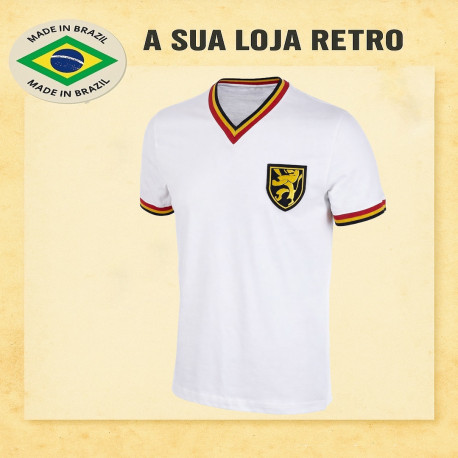 Camisa Retrô Belgica branca - BEL