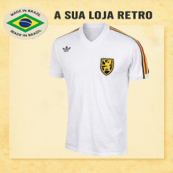 Camisa Retrô Belgica branca - BEL
