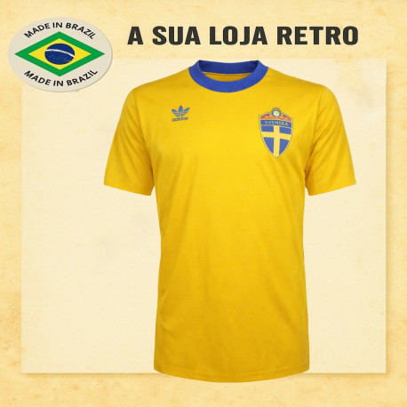 Camisa Retrô Sueçia 1978 - SUE