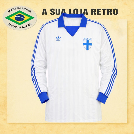Camisa retrô Finlandia ML l 1986