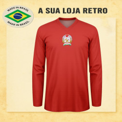Camisa retrô Hungria ML Vermelha 1950