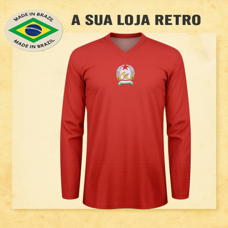 Camisa retrô Hungria ML Vermelha 1950