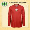 Camisa retrô Hungria ML Vermelha 1950