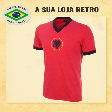 Camisa retrô Albania 1973