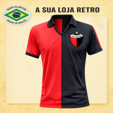Camisa retrô Clube atletico Colón 1970