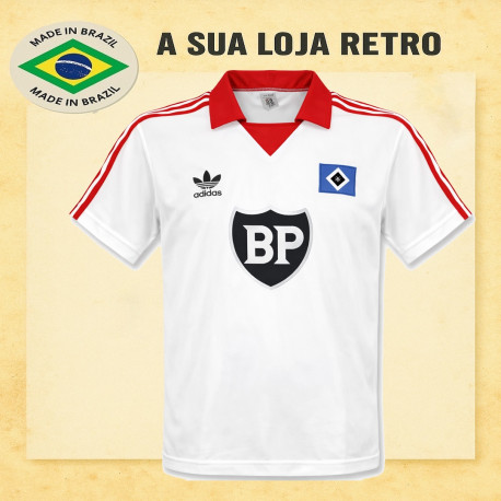 Camisa retrô Hamburgo SV BP 1980