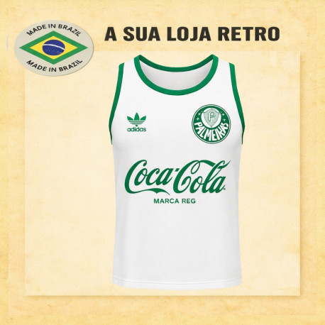 Regata retrô Palmeiras verde 