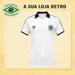 Camisa retrô Seleção da Alemanha 1980