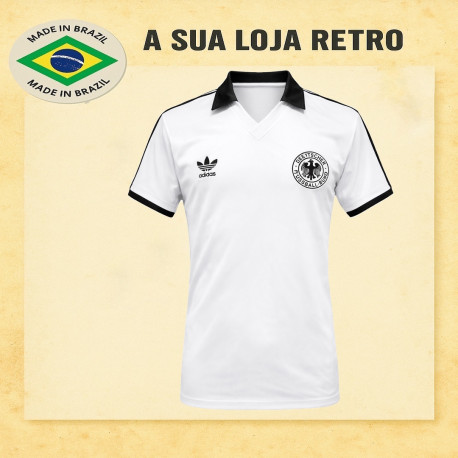Camisa retrô Seleção da Alemanha 1980