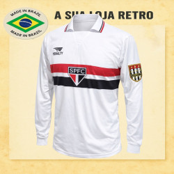 Camisa retrô São Paulo ML Campeão Mundial 1992 Penalty -