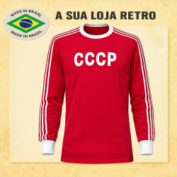 Camisa retrô CCCP vermelha