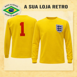 Camisa retrô Inglaterra Goleiro -1970