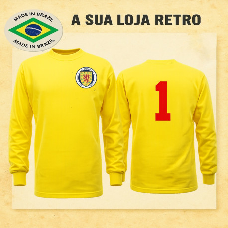 Camisa retrô Escocia goleiro ML -1958