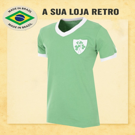 Camisa retrô Irlanda -1982