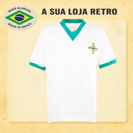 Camisa retrô Irlanda do Norte -1961