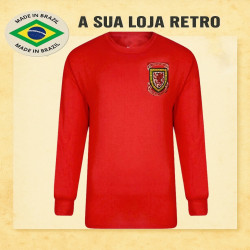 Camisa retrô Pais de Gales ML 1973