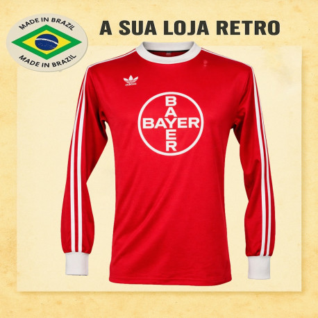 Camisa retrô Bayern 04 leverkusen 1987 - ALE