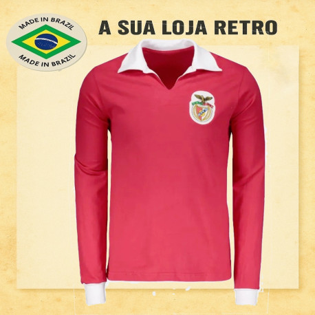 Camisa Retrô Benfica veremelha 1962 - POR
