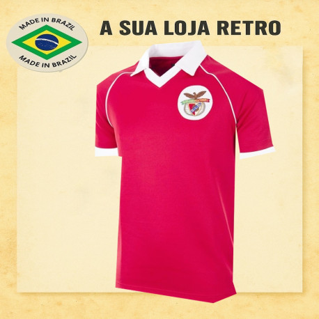 Camisa Retrô Benfica veremelha 1980 - POR