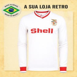 Camisa Retrô Benfica branca shell - POR