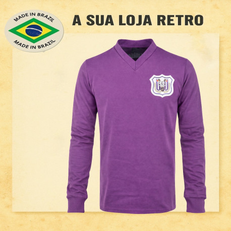 Camisa retrô Anderlecht Roxa ML1970 - BEL