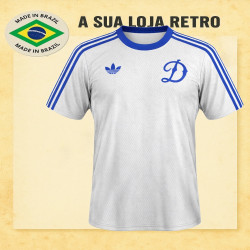 Camisa retrô Dynamo Kiev logo branca - RUS