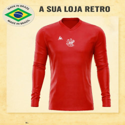 Camisa retrô Ajax de Amsterdam vermelha 1980