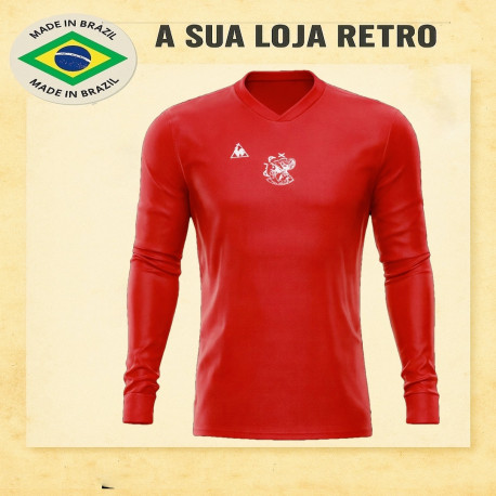 Camisa retrô Ajax de Amsterdam vermelha 1980