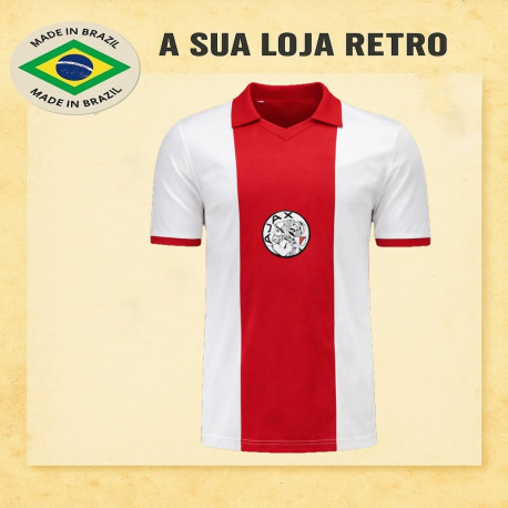 Camisa retrô Ajax de Amsterdam de 1970