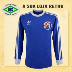 Camisa retrô Dynamo Zagreb logo ml 1980- YOU