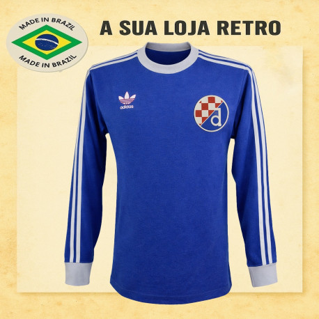 Camisa retrô Dynamo Zagreb logo ml 1980- YOU