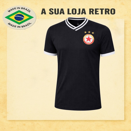 Camisa retrô CSKA Sófia black 1990- BULG