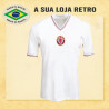 Camisa Retrô Aston villa branca tradicional - ENG