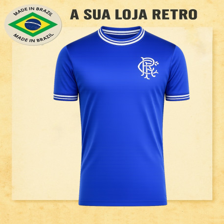 Camisa Retrô Glasgow Rangers 1970 ESC