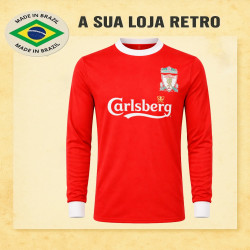 Camisa Retrô Liverpool Manga longa-1970