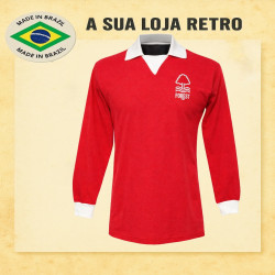 Camisa Retrô nottingham forest vermelha ML- ENG