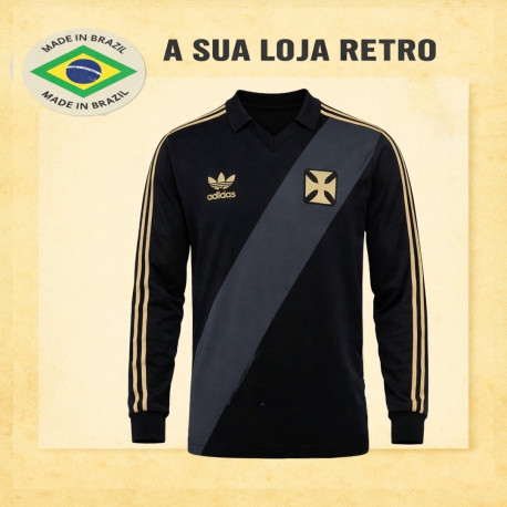 Camisa retrô Vasco Comemomativa Black Gold ml