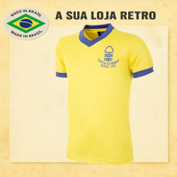 Camisa Retrô Nottingham Forest Amarela 1979- ENG