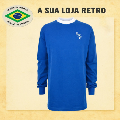 Camisa retrô Everton ML gola redonda - ENG