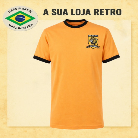 Camisa Retrô Hull city gola V 1970- ENG