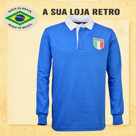 Camisa retrô Italia ML - 1980