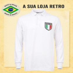 Camisa retrô de rugby Italia ML - 1980
