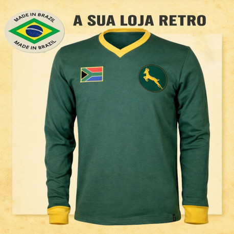 Camisa retrô de rugby Africa do Sul L 1980