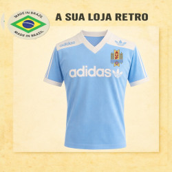 Camisa retro Seleção Uruguai Cordinha