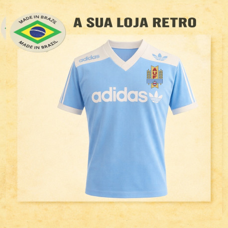 Camisa retro Seleção Uruguai Cordinha