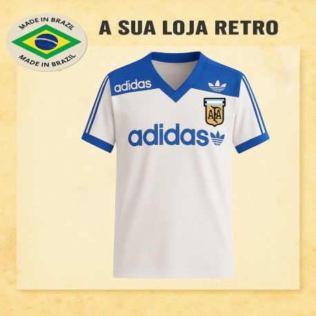 Camisa retrô da Argentina treino 1990