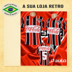 Camisa retrô São Paulo FC coca cola- 1990